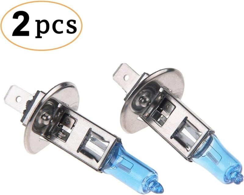 Ersandy - Halogen-Scheinwerferlampe, superweiß, 5000 k, 12 v, 100 w, H1