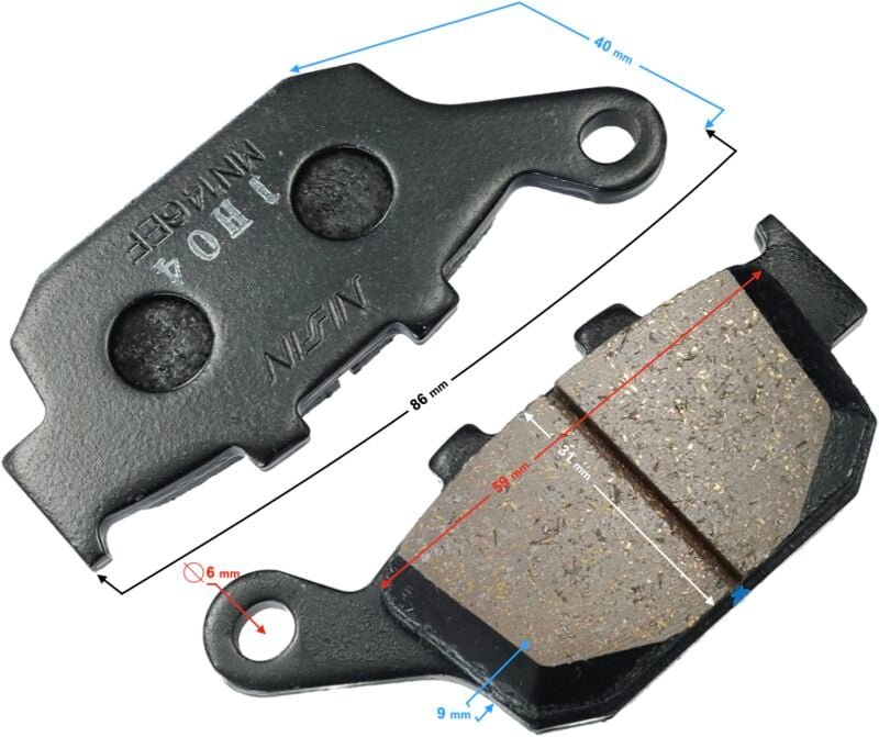 Bremsbeläge hinten VOGE 500DS / 500AC