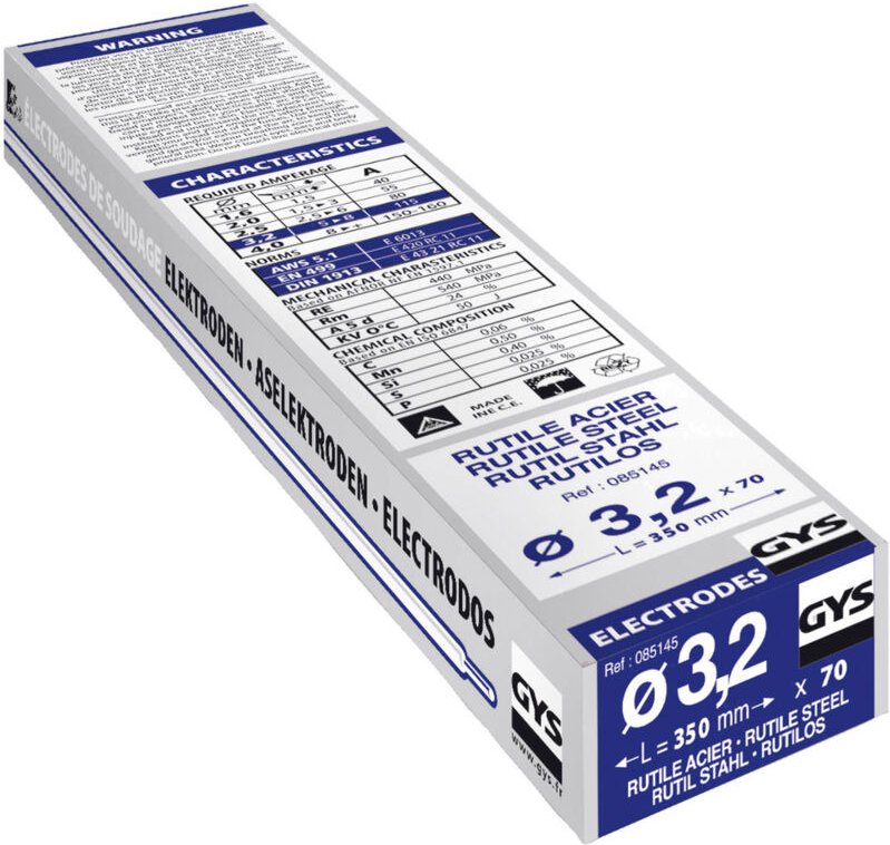GYS - Schweißelektroden 70 St. (ø x l) 3.2 mm x 350 mm 115 a (max.)