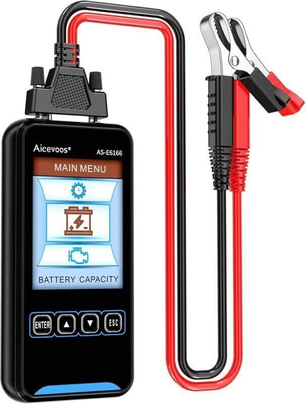 Batterietester, Autobatterietester, 100-2000 CCA Autobatterietester, 12V/24V Batterietester, Batterietester
