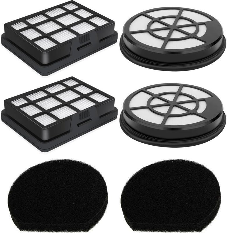 BZ152EF Filter Zubehör – 2 Hepa-Filter und 2 Abluftfilter für Bosch Serie 2 Staubsauger BGC05A220A, BGS05A221, BGS05A222...