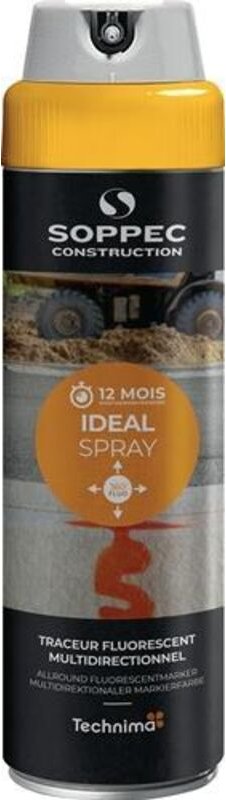 Markierungsspray ideal neonorange 500ml Spraydose