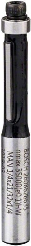 Bündigfräser 1/4, D1 6,35 mm, l 12,7 mm, g 54 mm - Bosch