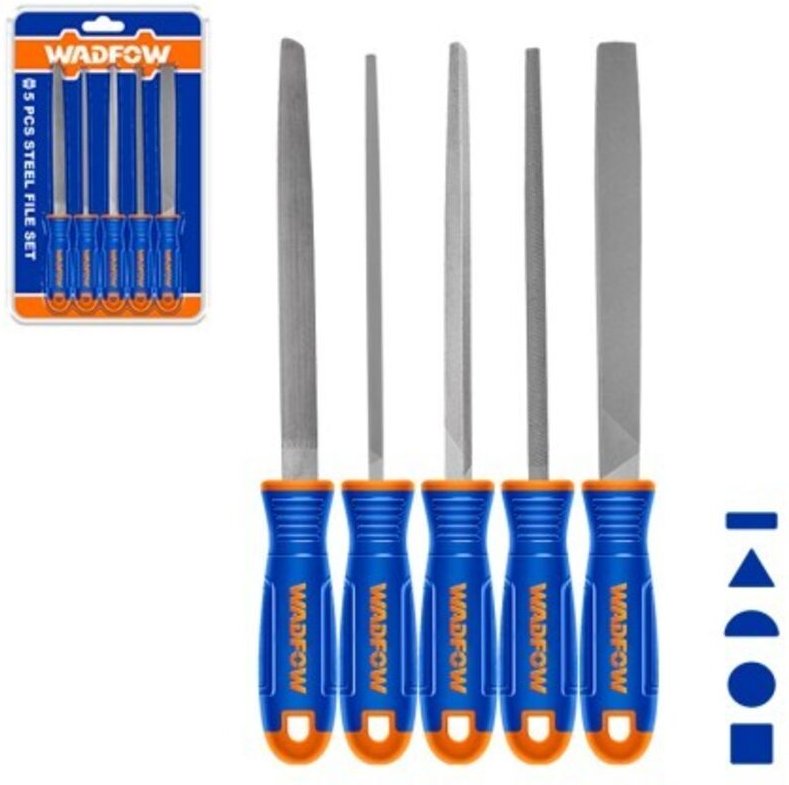 Satz mit 5 WADFOW-Stahlfeilen