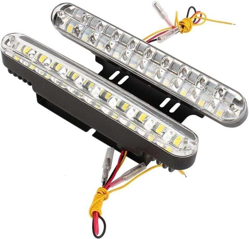 Für LED-Tagfahrlicht Auto für LED-Tagfahrlicht LED-Tagfahrlicht, 2 x 30 LEDs 12 v Auto 12 v dc Tagfahrlicht drl Fahrlich...
