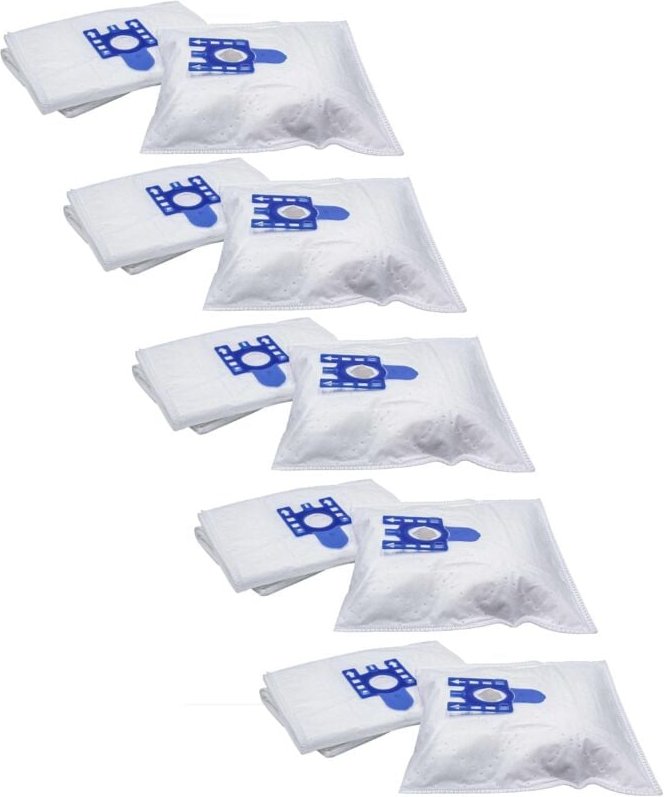 50x Staubsaugerbeutel kompatibel mit Miele Euroclassic 2000, Europa Staubsauger - Mikrovlies, Typ g/h/n, 30cm x 22cm, Bl...