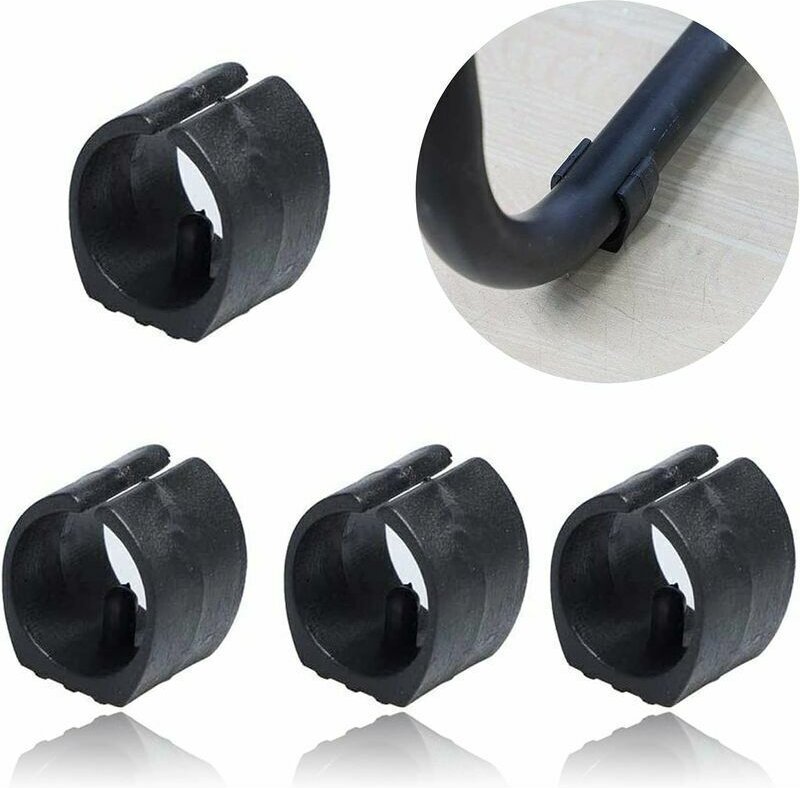 50 Stück U-förmige Stuhlgleiter aus Kunststoff (25 mm), U-förmige Stuhlbeinkappen aus Kunststoff, Fußraum-Kissen-Bodenbe...