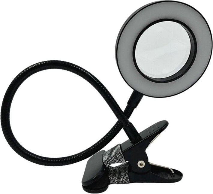 Clip-Typ Led Lupe Nagel Schönheit Licht usb Kalt Rutschfeste Ausrüstung Klemme Tragbare Schreibtisch Lampe