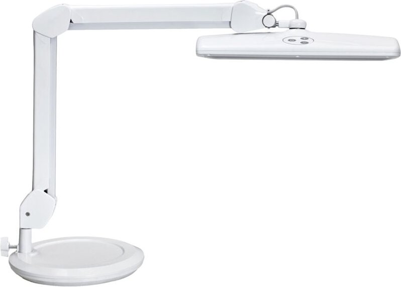 Schreibtischleuchte Metall/Kunststoff weiß H.460mm Standfuß LED MAUL