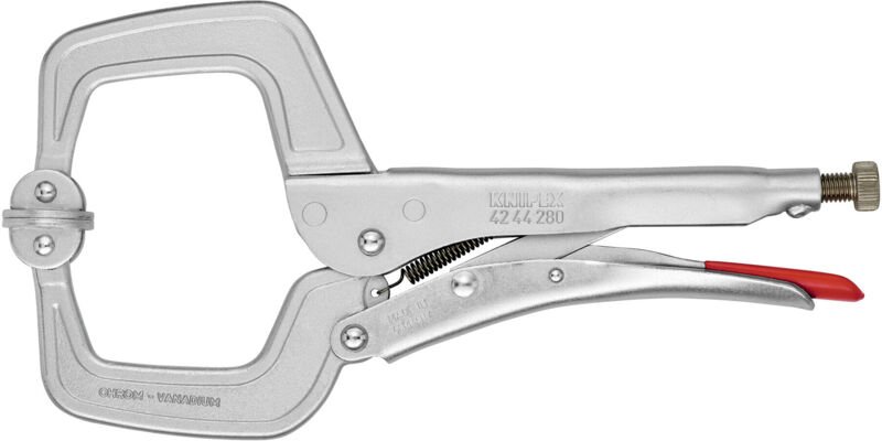 42 44 280 Schweiß-Gripzange glanzverzinkt 280 mm - Knipex