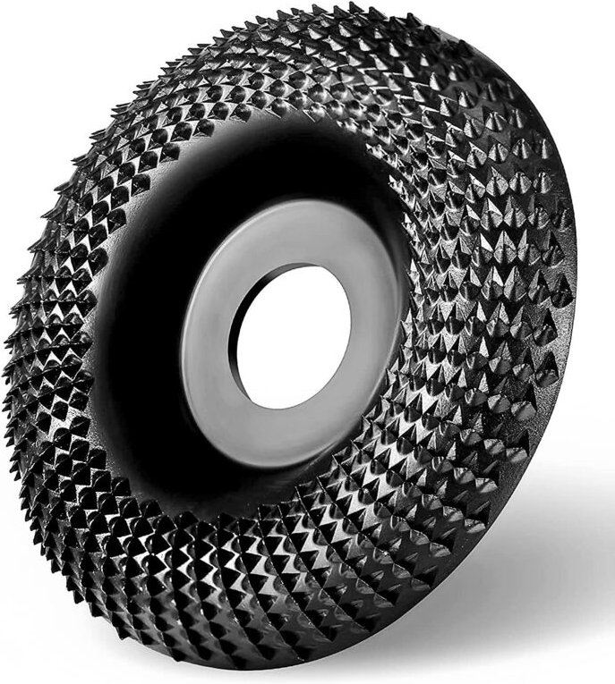 Ersandy - Holzschleifscheibe, 125 mm, Holzschnitzscheibe, Schleifscheiben zum Formen und Schleifen. Holzschleifscheibe (...