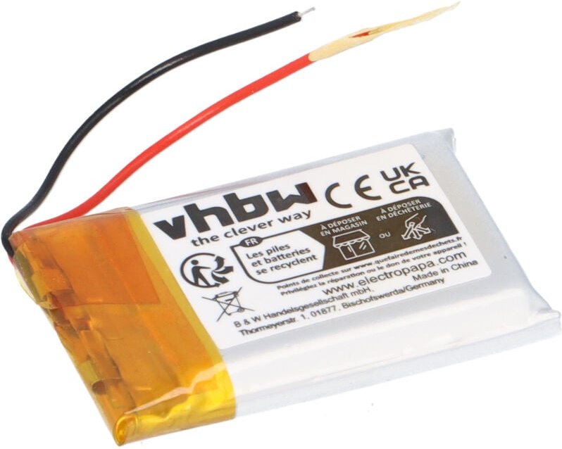 Vhbw - Akku kompatibel mit Bosch Intuvia gps Fahrradcomputer Radcomputer (250mAh, 3,7V, Li-Polymer)