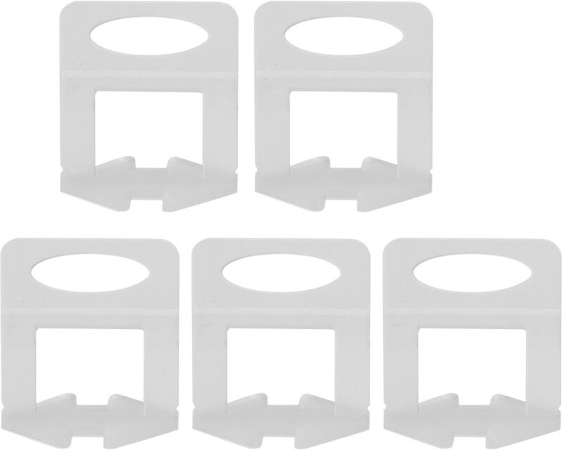 Akozon 100 Stück 0,5 mm Fliesenbasisclips für präzise Nivellierabstandshalter an Wänden und Böden für eine perfekte Flie...