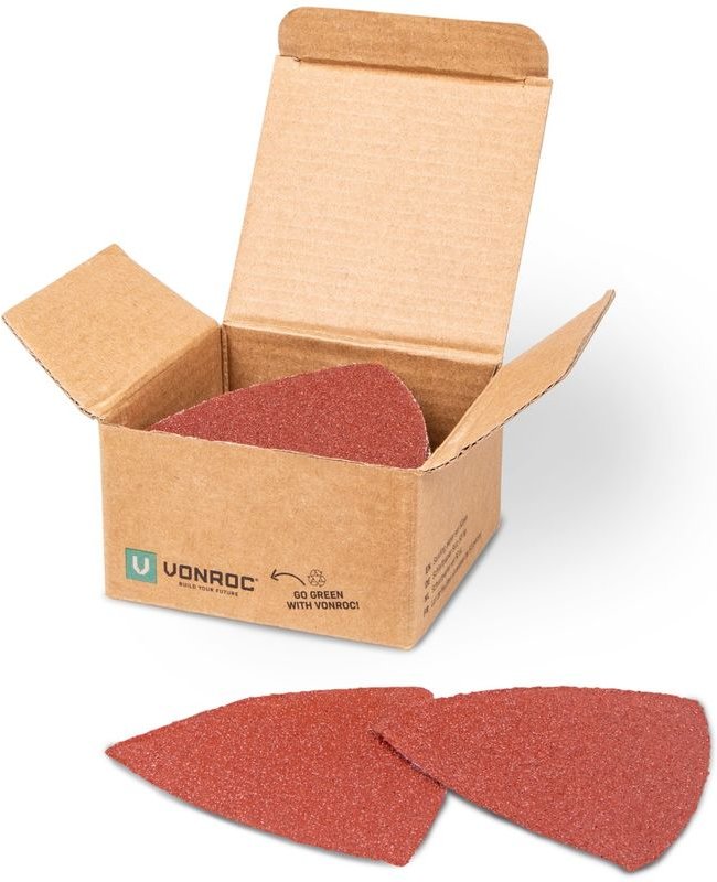 Schleifpapierset für Delta-Schleifer und Multiwerkzeuge 82 mm – 50 Stück