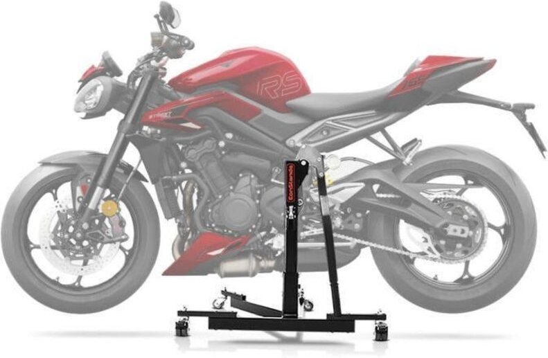 Hebebühne für Motorräder kompatibel mit Triumph Street Triple 765 R / RS 23-25 ConStands Power-Evo