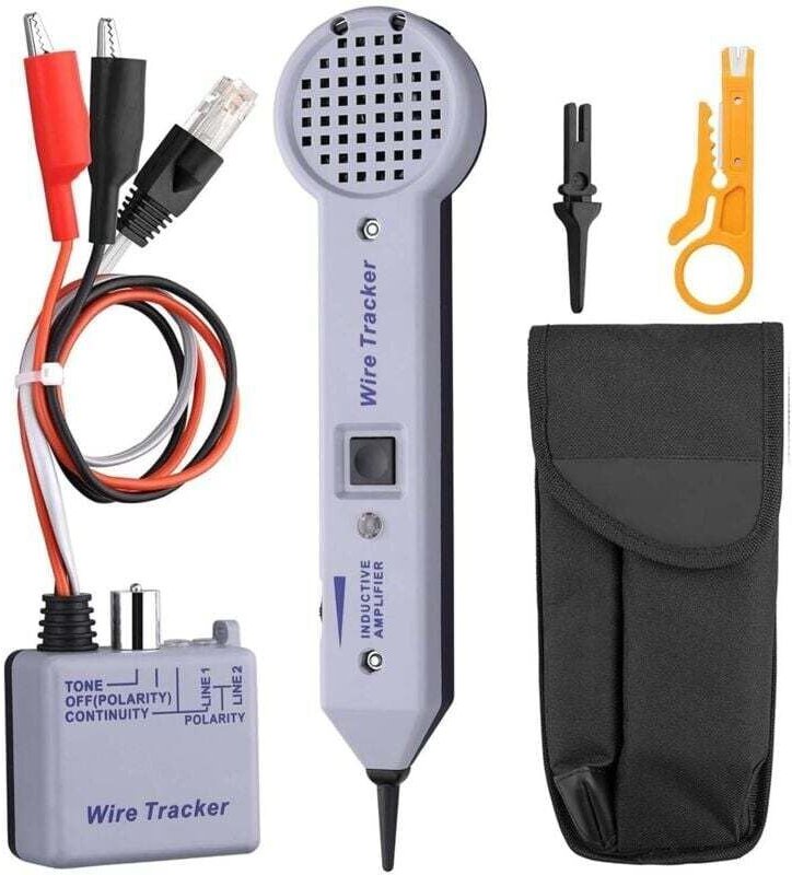 200EP Kabelsuchgerät Stromkreis-/Kabelprüfung 100 MOhm, einstellbarer Induktionsverstärker Für Elektriker und Heimwerker