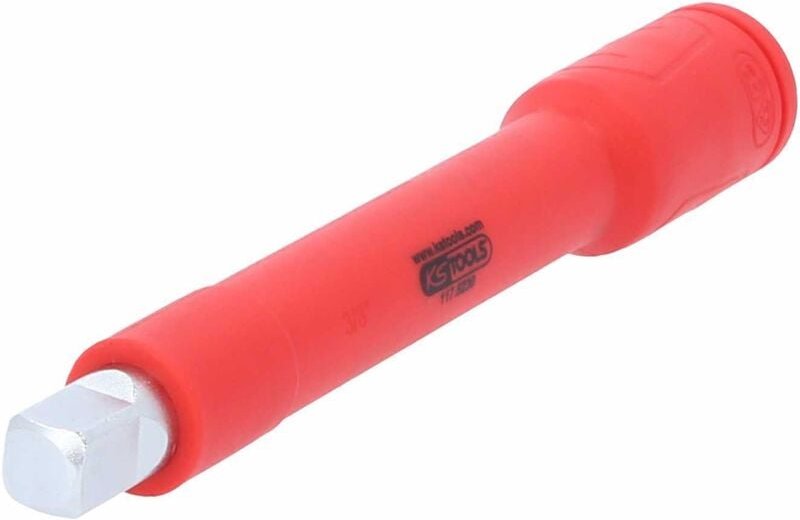 3/8' Verlängerung mit Schutzisolierung und Schraubenarretierung, 125mm