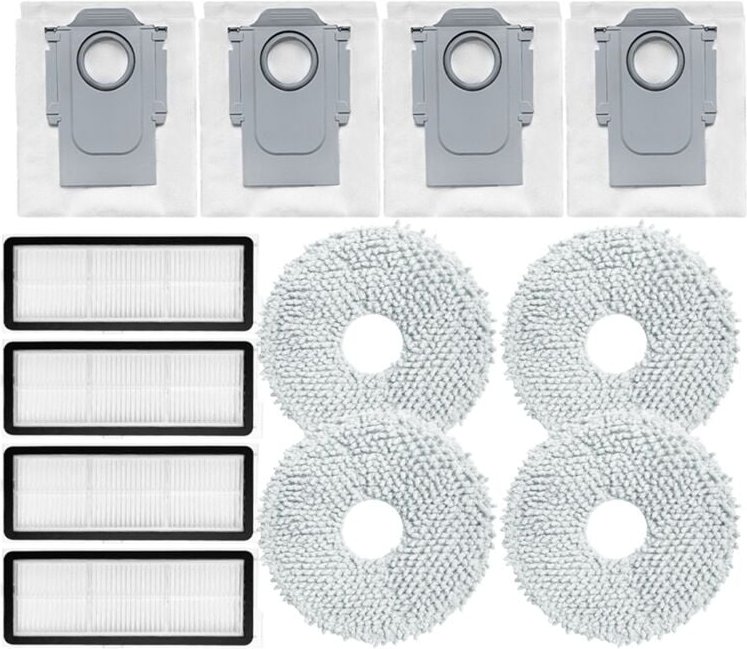 Für Qrevo Curv Ersatz HEPA-Filter Mopp Pad Staub Taschen