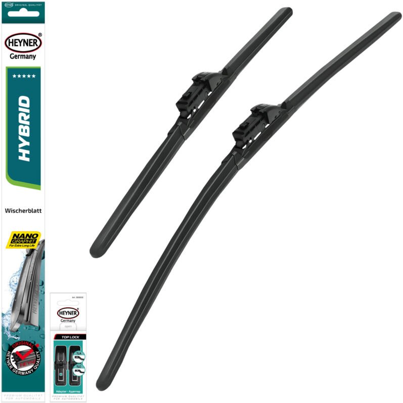 HEYNER® Scheibenwischer komp. mit MAZDA 6 Stufenheck (03.2018 - 12.2024) HYBRID Flachbalkenwischer