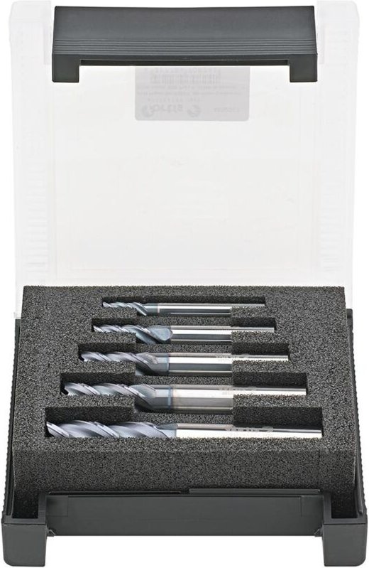 FP - Fortis VHM-Schaftfräser-Satz hpc inox D6527LHB, 6 - 16 mm, Carapace+Fortis