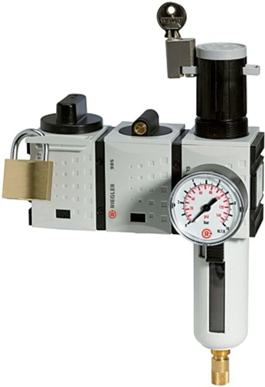 Wartungsstation safety »futura«, kh-av-fr, va, bg 1, g 3/8, 2,5-8 - Riegler