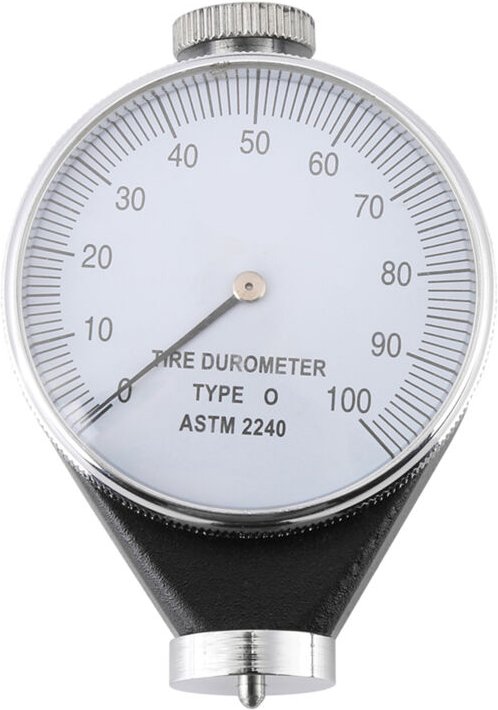 Ej.Life Shore D Durometer Härteprüfer Typ D Shore Typ D Gummireifen Durometer Härteprüfer Meter 0 100 Ha(D) (Geben Sie O...