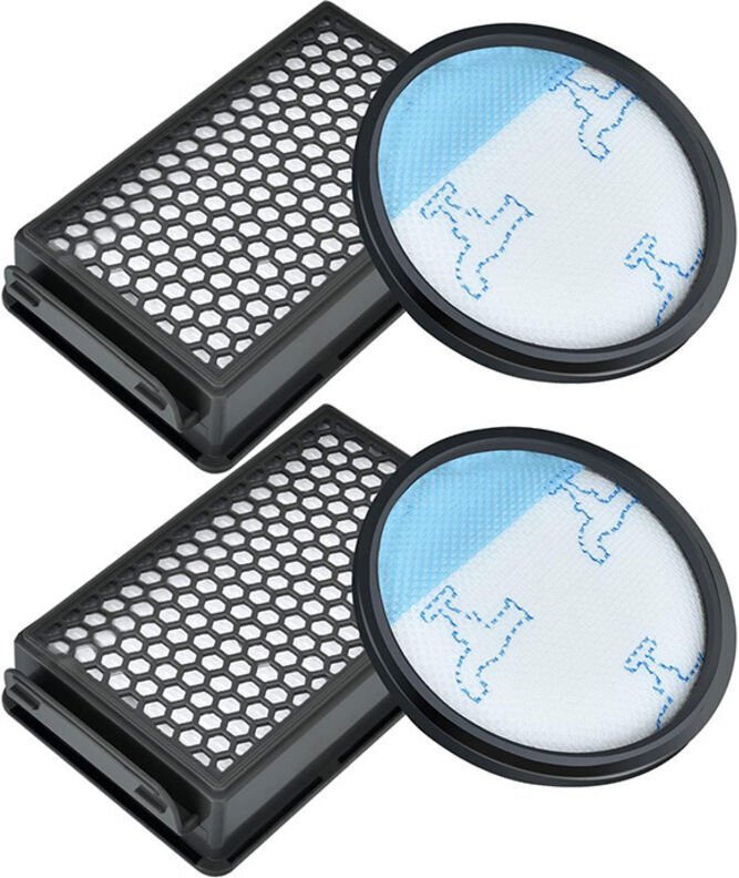 Set mit 2 kompakten Zyklonfiltern – kompatibel mit Rowenta/Moulinex/Tefal, Alternative ZR005901
