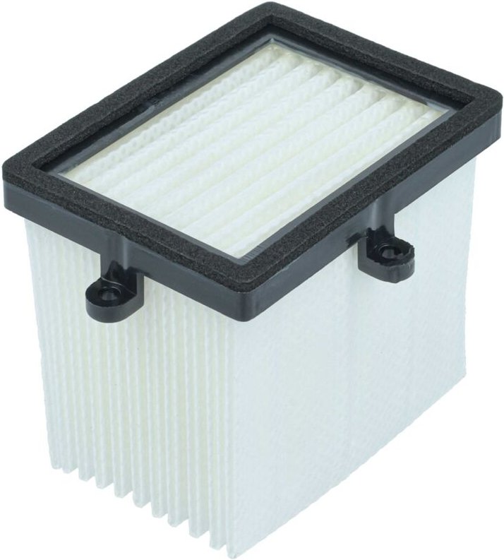 vhbw Filter kompatibel mit Milwaukee 2648-21, 2648-20 Exzenterschleifer, Trennschleifer - 1x Luftfilter Schwarz Weiß