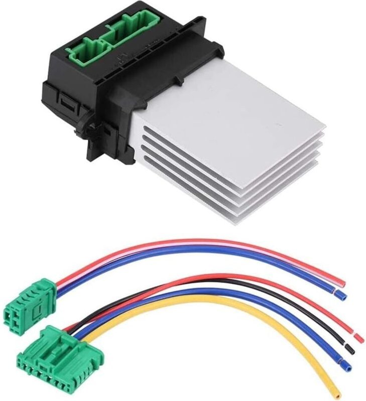 Auto-Lüfter-Zubehör, Heizmotor-Gebläse-Widerstand mit Kabelbaum, passend für 6441L2 - Ahlsen