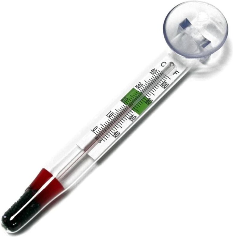 Aquarium Thermometer, Aquarium Thermometer, Glas Aquarium Thermometer mit Saugnapf