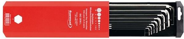 6kt.-Winkelschraubendreher-Satz L2 -10mm i.Schieb. - Format