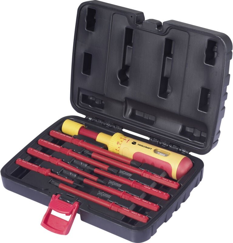 Toolcraft - 0.5-3 Nm vde, Elektriker Drehmoment-Schraubendreher-Set 9teilig