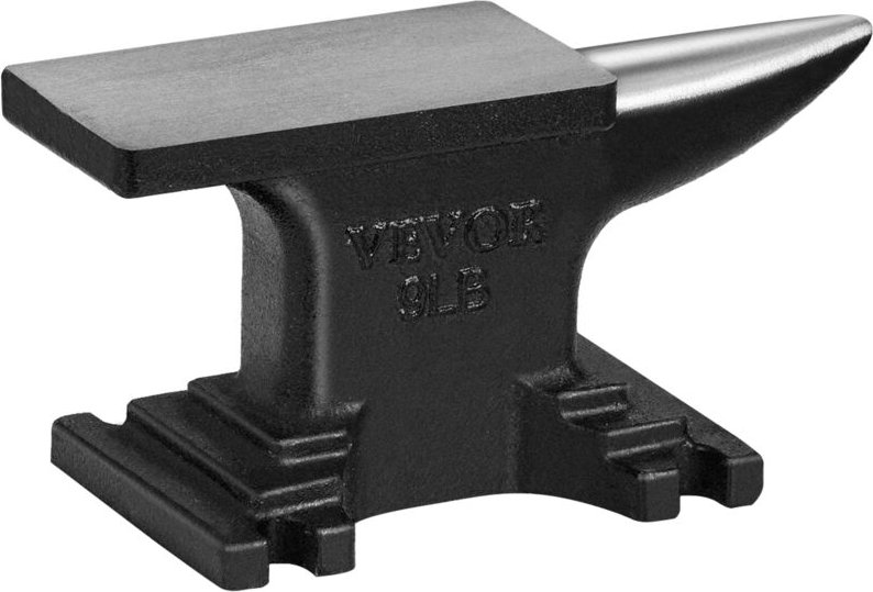 Mophorn - vevor Amboss Einzelner Hornamboss 4kg Stahlgussamboss Geschmiedeter Amboss Robuster Hornamboss Schmied Juwelie...