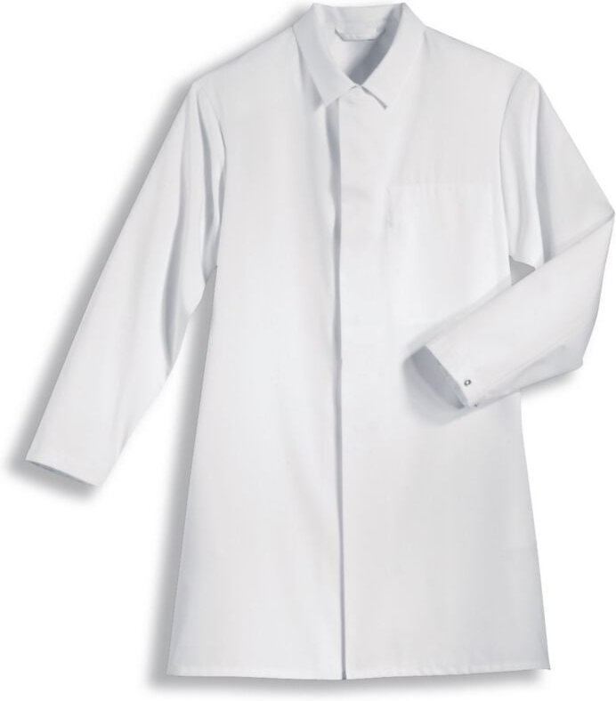 Uvex 473 Herren-Mantel - Weiße Männer-Laborantel - DIN 10524 und mit Vielfältige Taschen: 44/46