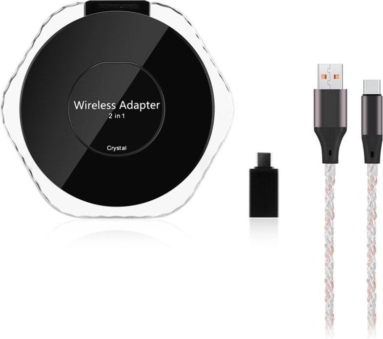 2 in 1 Wireless CarPlay Dongle Verdrahtet zu Android Auto Box für Auto Radio Hat Integrierte