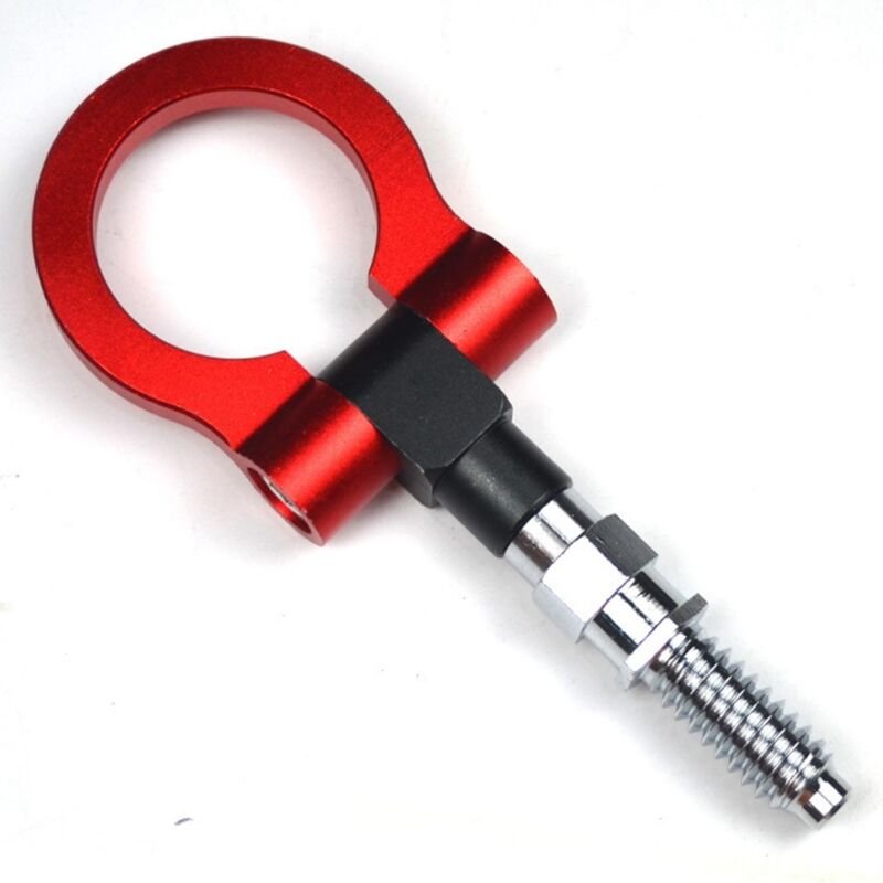 Auto-Abschlepphaken für die Vordere Stoßstange, Zughaken für E30.E34.E36.E39.E46, Europäische Autoschraube, 9,5 X 1,6 cm...