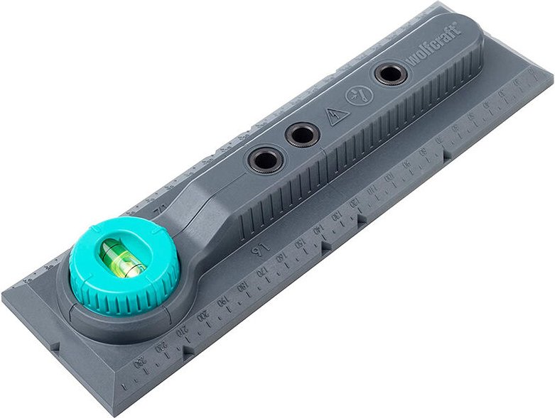 Markier- und Anbohrschablone Drill-Jig Elektro - Wolfcraft