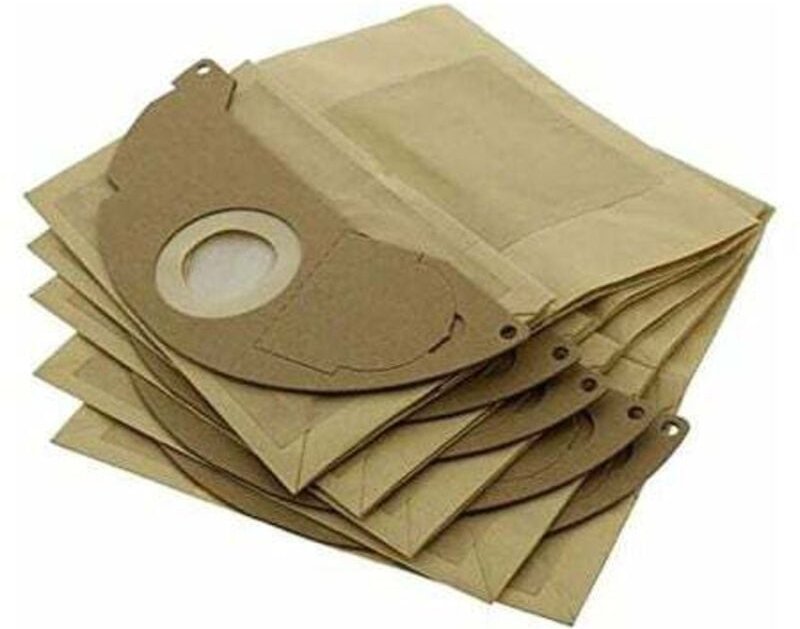Vtizikl 5er-Pack Papiertüten für Kärcher A2000 A2099 WD2000 WD2499 Staubsauger