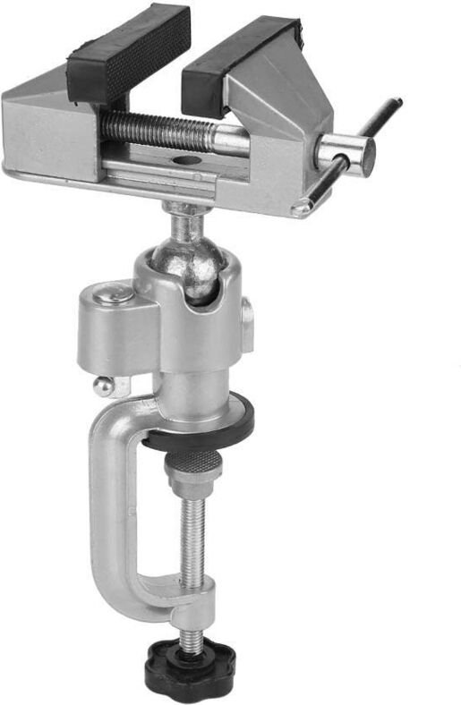 Schraubstock, 360 Grad drehbarer Schraubstock, Schraubstock-Klemmwerkzeug aus Aluminiumlegierung, unverzichtbares Werkze...
