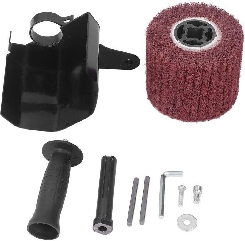 Zubehör für Winkelschleifer – Polier- und Schleifset für Metall, Edelstahl, Kunststoff und Holz
