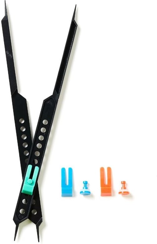 Tlily - Lineal Kunst Zeichnung Multifunktionales Proportional Verteiler Einstellbare GrößE diy Zeichen Werkzeug