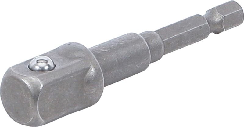 Bgs Technic - Adapter für Bohrmaschinen Antrieb Außensechskant 6,3 mm (1/4') / Abtrieb Außenvierkant 12,5 mm (1/2')