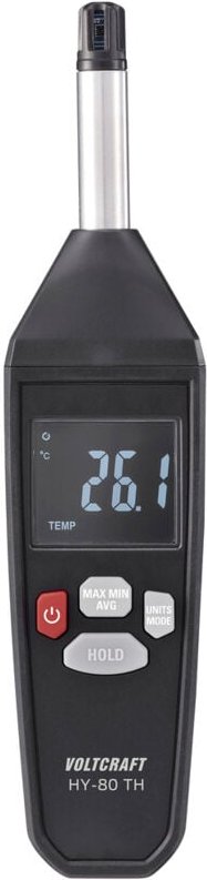 HY-80 th Luftfeuchtemessgerät (Hygrometer) 0 % rF 100 % rF Set Hygrometer - Voltcraft