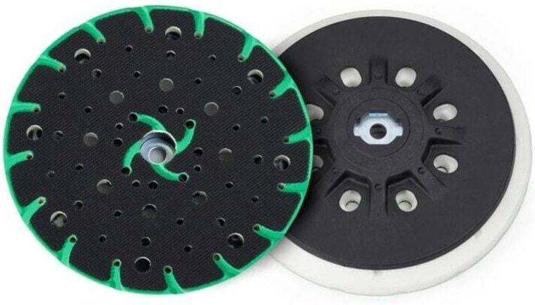 Plateau Ponceuse Excentrique 150 Mm Avec Aspiration Poussière Raccordement M8 Compatible Bosch Makita