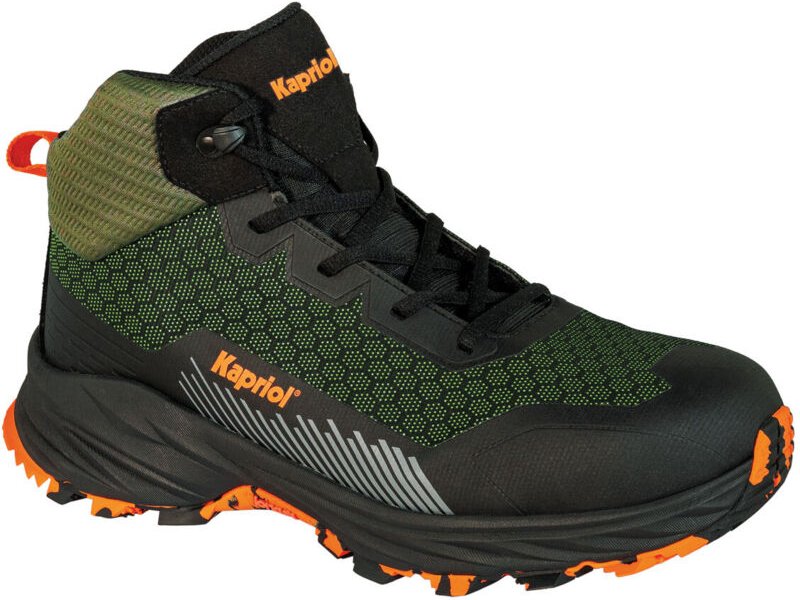 Kapriol Dune Rock Green S3S FO SR HRO Sicherheitshochschuhe - 41 EU - Schwarz / Grün