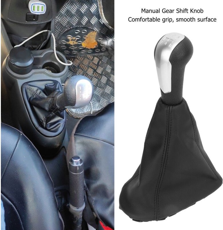 Eosnow Manueller Schaltknauf, glatte Oberfläche, komfortabler Ersatz für Auto-Schalthebelknöpfe für Spark 2011–2016