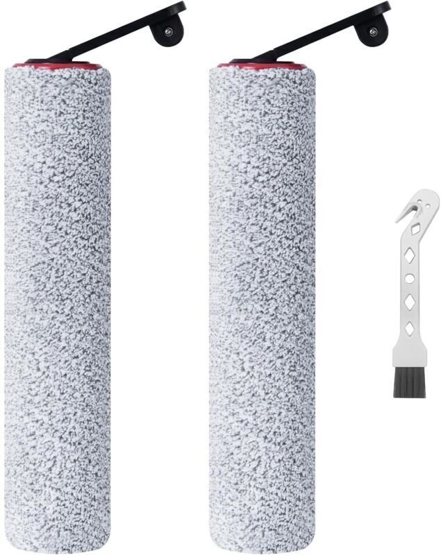 Ersatzbürstenrolle für den kabellosen Nass- und Trockensauger Dreame H12 Pro / H12 Dual, 2 Bürstenrollen, 1 Reinigungsbü...