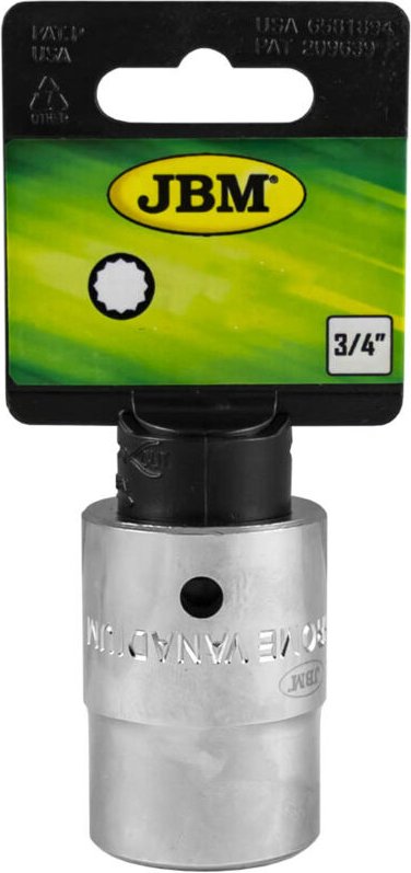 JBM - 3/4' kurzer Einsatz 12 Kanten à 21mm. 10349