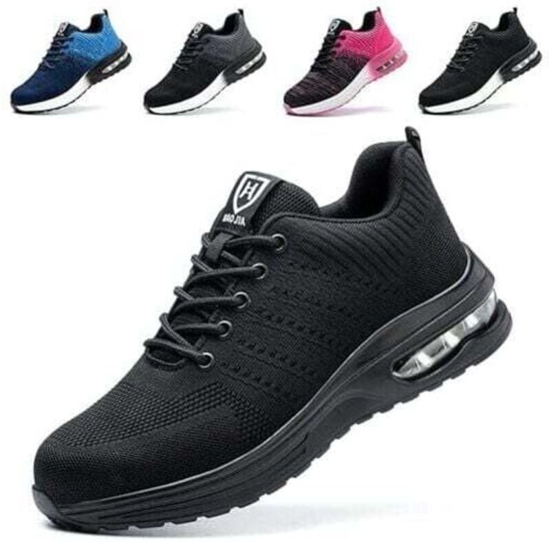 Leichte, bequeme und rutschfeste Sicherheitsschuhe für Damen und Herren, Größe 43