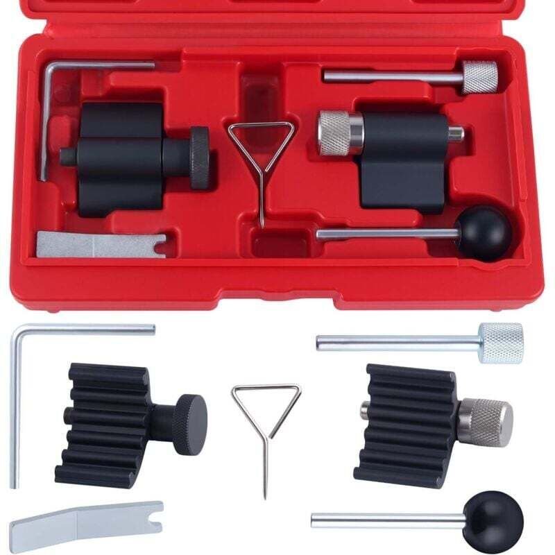 Werkzeug zum Einstellen der Steuerkette, Motorsteuerzeiten-Werkzeug kompatibel mit VW 1.2, 1.4, 1.6, 1.9, 2.0 TDI SDI, N...